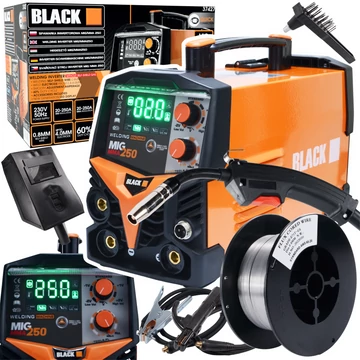 Invertorová digitálna zváračka MIG/MMA 250A FLUX, Black Tool